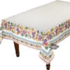 60x 96" Rectangular Grapes French Acrylic-Coated Cotton Tablecloth By Tissus Toselli 1 60x 96" Rectangular Grapes French Acrylic-Coated Cotton Tablecloth By Tissus Toselli -Kitchen Textiles tissus toselli grapes wine french coated cotton rectangular tablecloth sqw