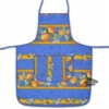 Lemons Blue Cotton Kitchen Apron By Tissus Toselli -Kitchen Textiles tissus toselli lemons blue coptton apron sqw