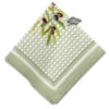 Nyons Green Provence Cotton Napkin By Tissus Toselli -Kitchen Textiles tissus toselli nyons green cotton napkin france sqw