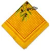 Nyons Yellow & Red Provence Cotton Napkin By Tissus Toselli -Kitchen Textiles tissus toselli nyons yellow cotton napkin france sqw