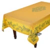60x138" Rectangular Nyons Yellow Acrylic-Coated Cotton Tablecloth By Tissus Toselli 2 60x138" Rectangular Nyons Yellow Acrylic-Coated Cotton Tablecloth By Tissus Toselli -Kitchen Textiles tissus toselli nyons yellow rectangular coated cotton tablecoth sqw 6ba92ae2 9da5 4ce3 a7c7 e0c8941478a4