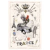 France Panorama Tea Towel By Winkler Torchons Et Bouchons -Kitchen Textiles torchons et bouchons france panorama tea towel sq