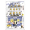 Cheese Shop Tea Towel By Winkler Torchons Et Bouchons -Kitchen Textiles torchons et bouchons fromager french tea towel