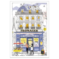 Cheese Shop Tea Towel By Winkler Torchons Et Bouchons