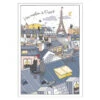 Roofs Of Paris Cotton Tea Towel By Winkler Torchons Et Bouchons