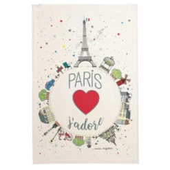 Paris Planet Cotton Tea Towel By Winkler Torchons Et Bouchons