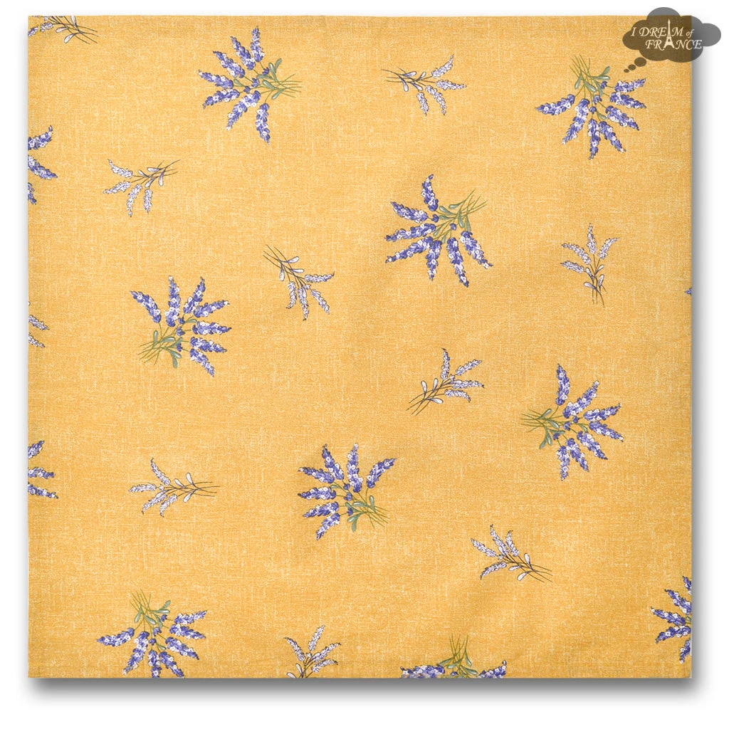 Valensole Yellow Provence All-Over Cotton Napkin By L'Ensoleillade 4 Valensole Yellow Provence All-Over Cotton Napkin By L'Ensoleillade - Image 2