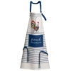 French Cocorico Cotton Blend Eco-Friendly Kitchen Apron By Winkler -Kitchen Textiles winkler kitchen apron french cotton white recycled cocorico rooster eiffel tower a